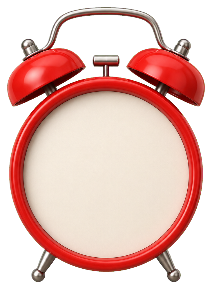 Preview for Alarm Clock Blank Face Sticker