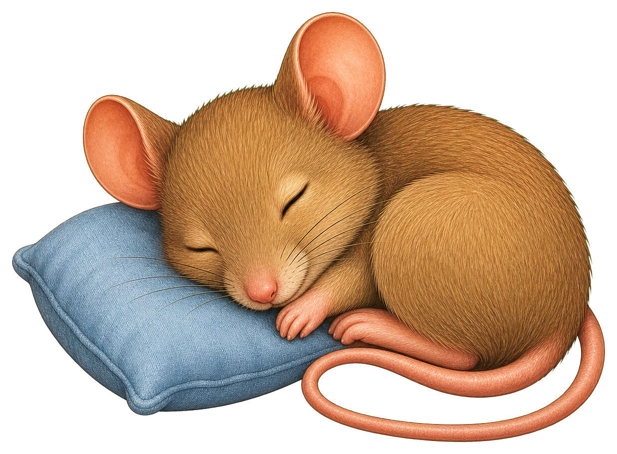 Preview for Sleepy Mouse Sticker