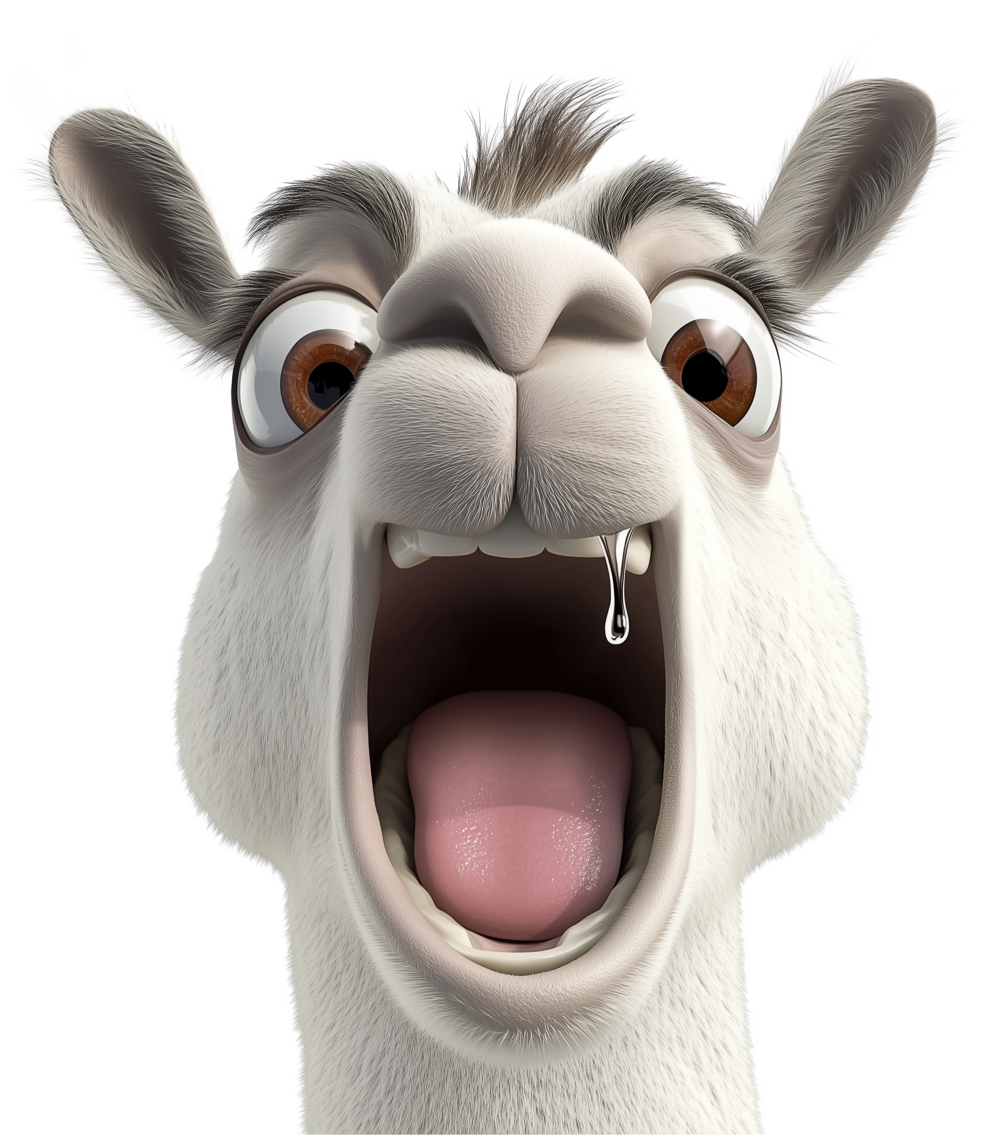 Preview for Llama Emoji Sticker For Photos And Designs