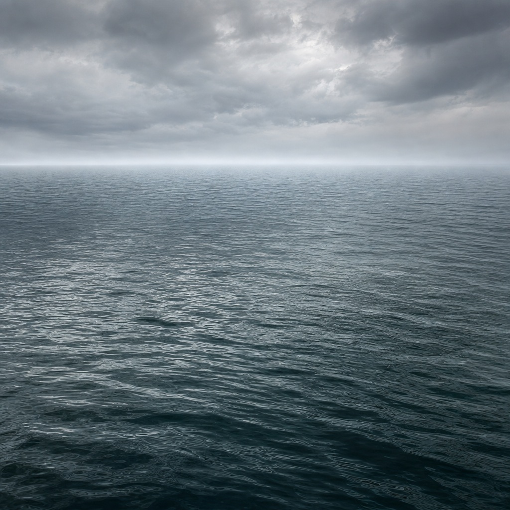 Preview for Storm Gray Ocean Horizon Background