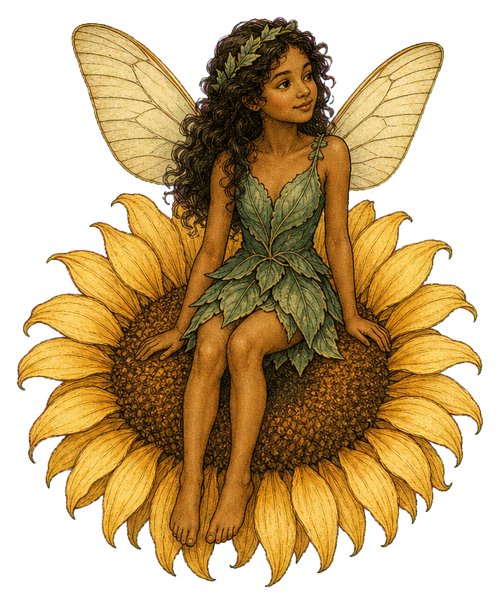 Preview for Sunflower Perch Fairy Sticker