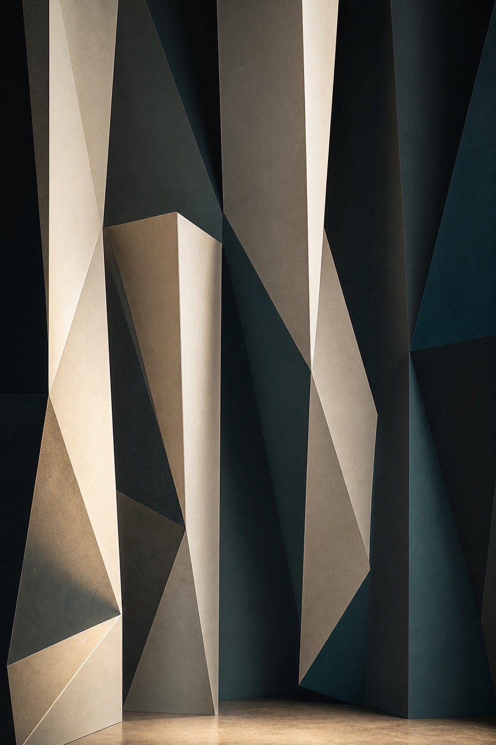 Preview for Abstract 3d Paper Monolith Background