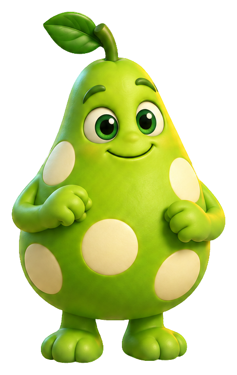 Preview for 3d Friendly Monsters Green Spotted Monster
