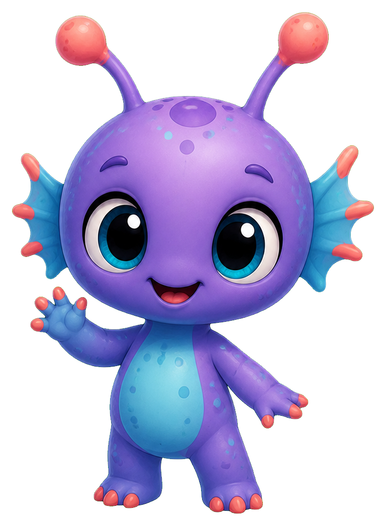 Preview for Chibi Alien Sticker Graphic