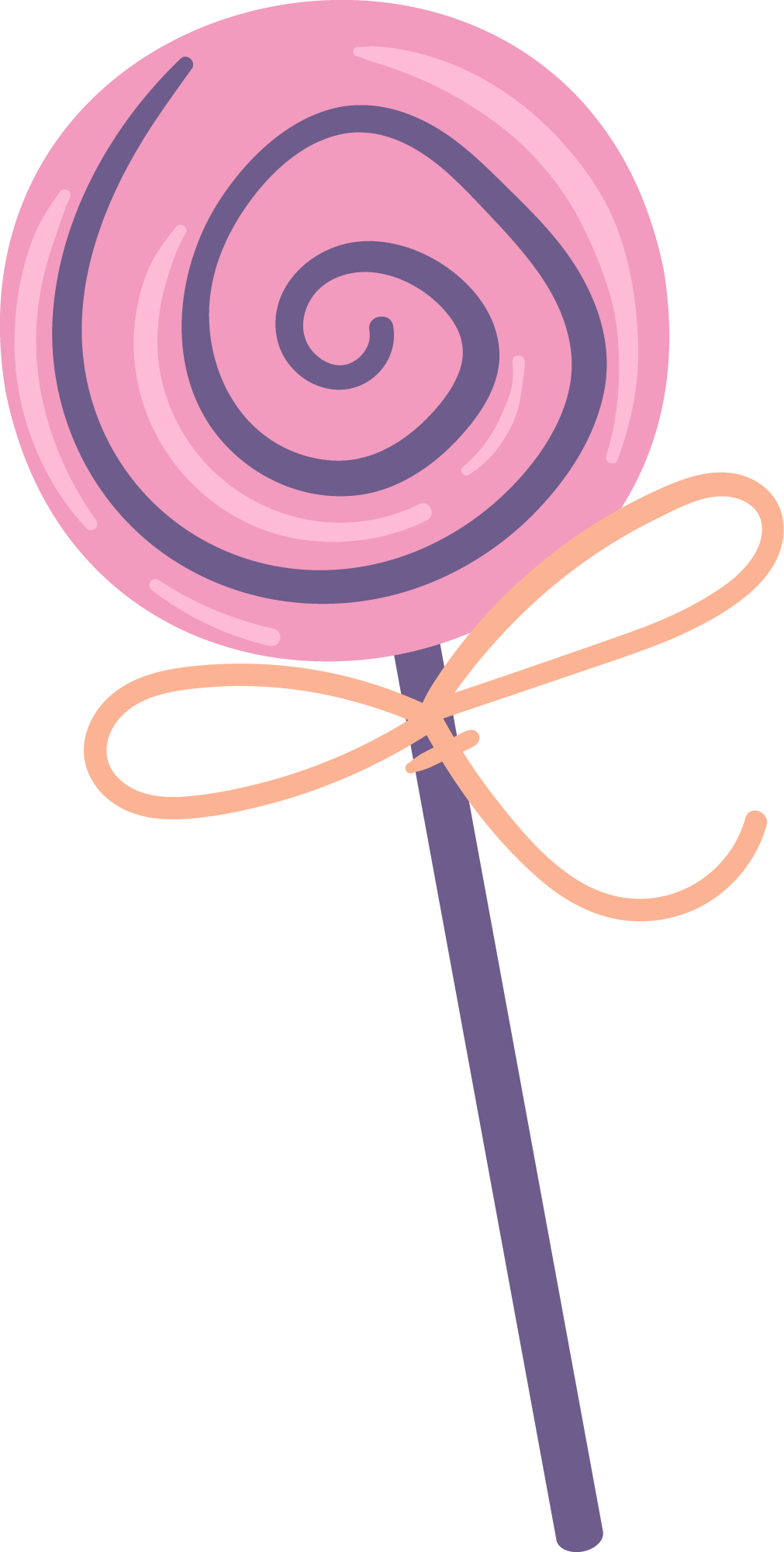 Preview for Pink-swirl-lollipop-illustration-halloween-candy-sticker-19888