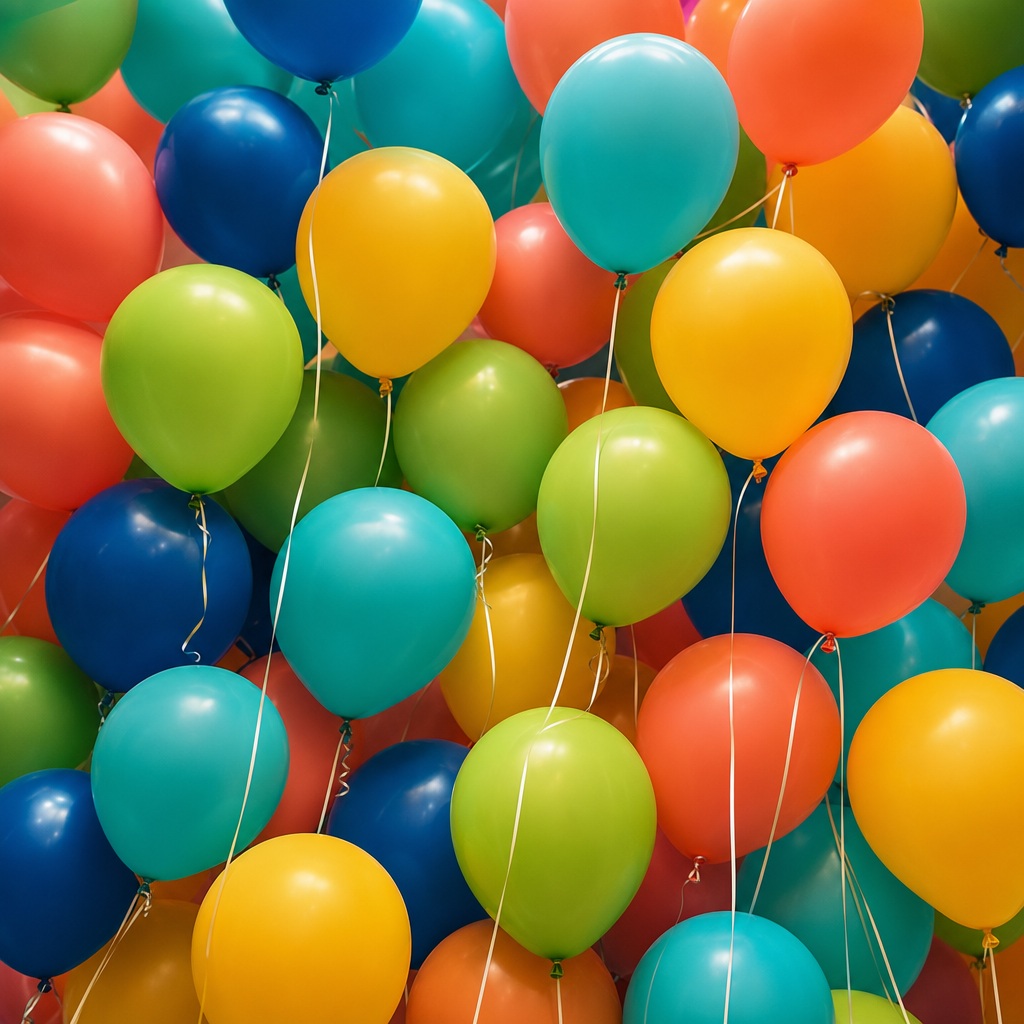 Preview for Tropical Balloon Celebration Background