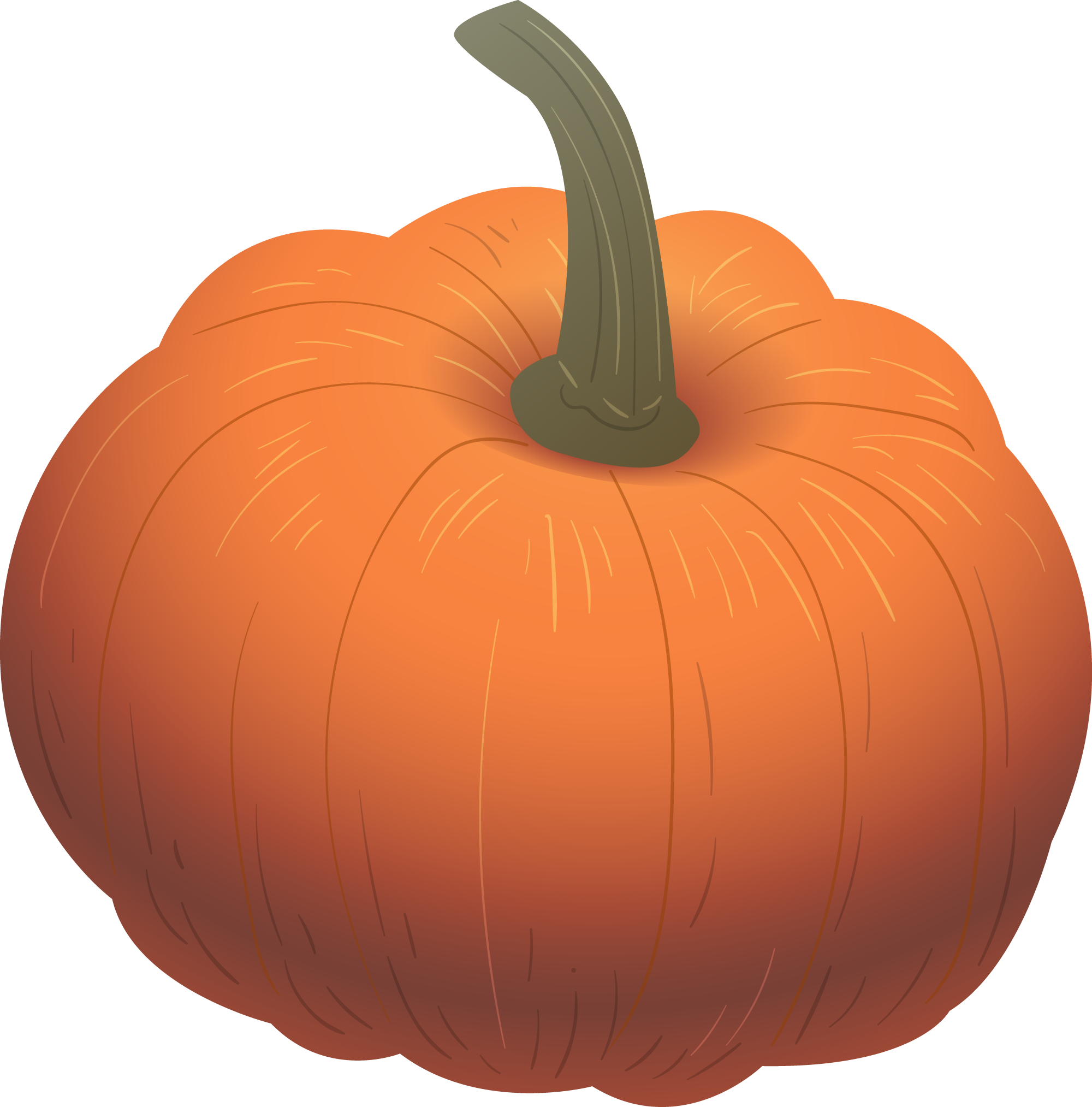 Preview for Vibrant-orange-pumpkin-illustration-fall-sticker-1d629