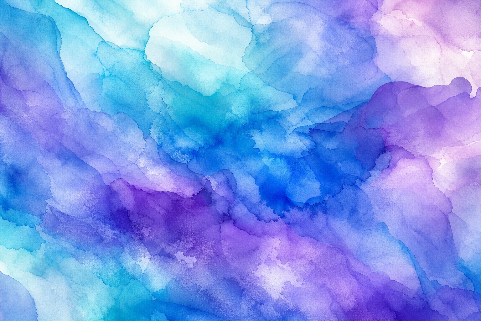 Preview for Aqua Violet Watercolor Wash Background