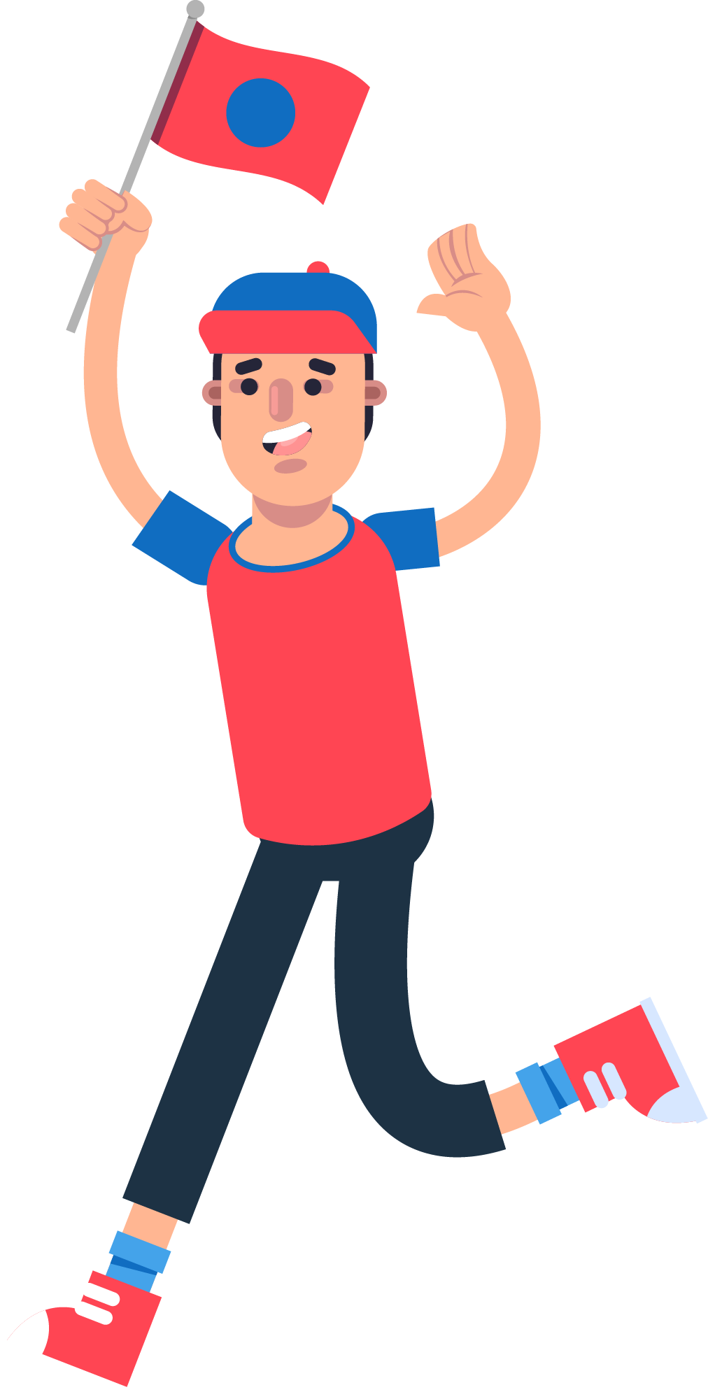 Preview for Man-celebrating-with-flag-soccer-sticker-561e7