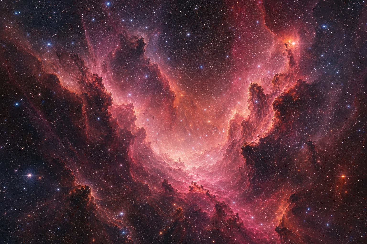 Preview for Rose Dust Valley Cosmic Nebula Background