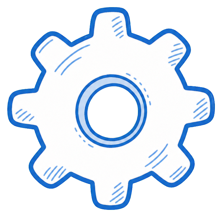 Preview for Settings Gear Sticker