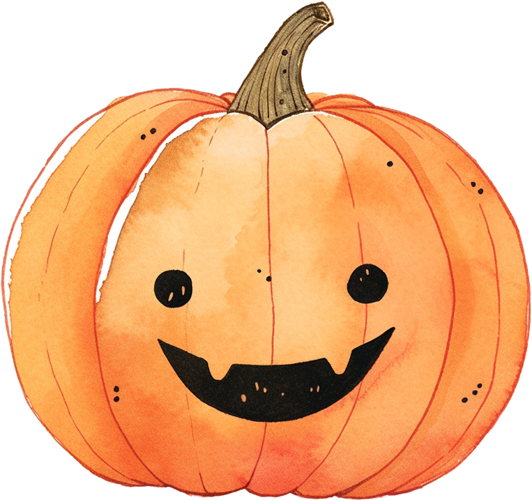 Preview for Smiling-pumpkin-illustration-pumpkins-sticker-78639