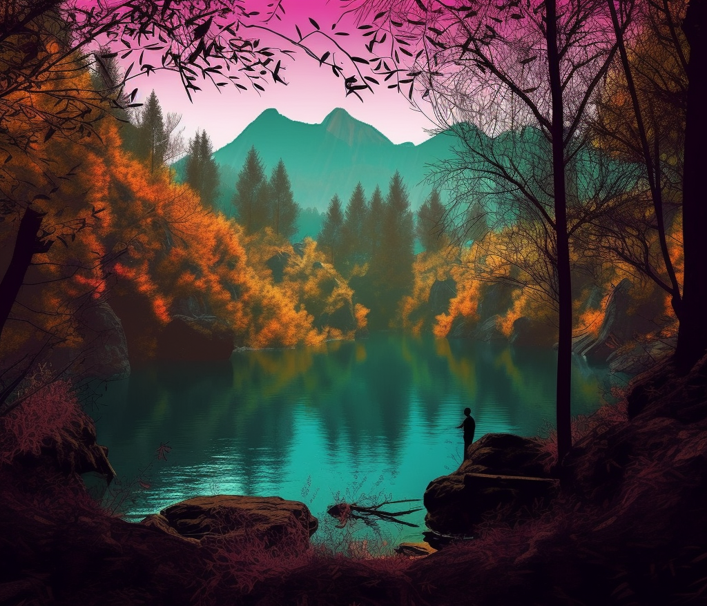 Preview for Serene-lake-landscape-ai-images-background-d162f