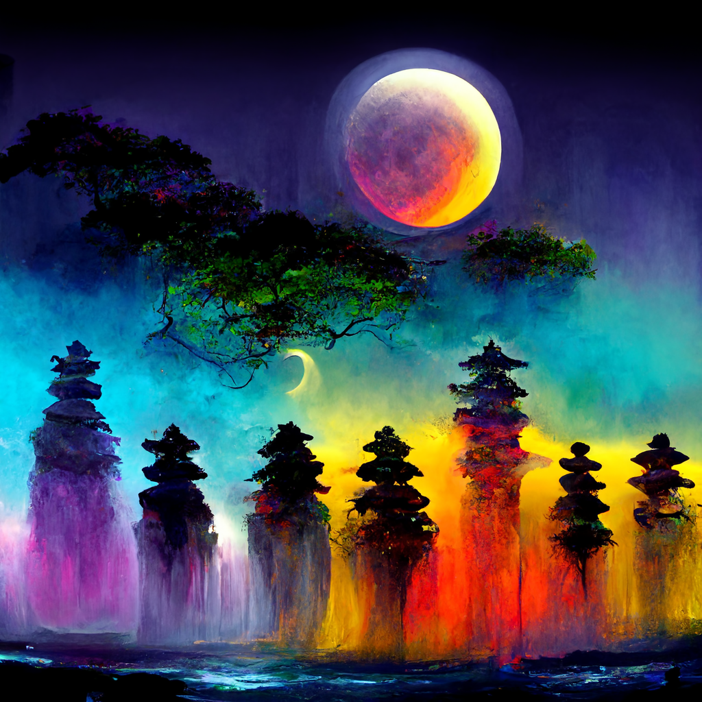 Preview for Mystical-pagoda-landscape-ai-images-background-82f9b
