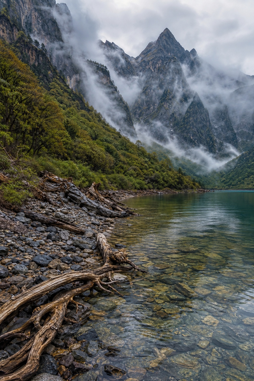 Preview for Chinese Mountain Landscape Background