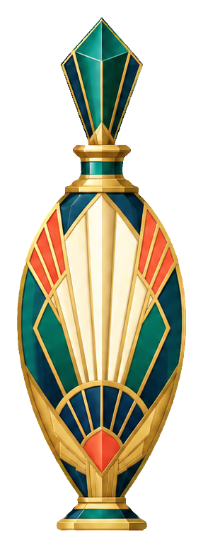 Preview for Art Deco Perfume Bottles Gold Lozenge