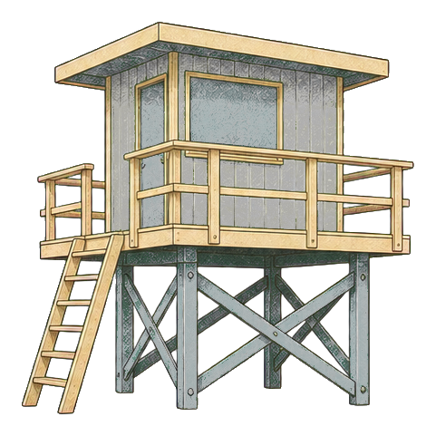 Preview for Lifeguard Tower Sticker