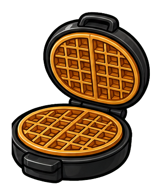 Preview for Waffle Maker Sticker Graphic