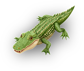 Preview for Green-crocodile-illustration-animal-sticker-2acd1