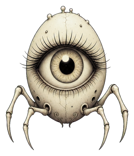 Preview for Giant Eye Spider Alien Sticker