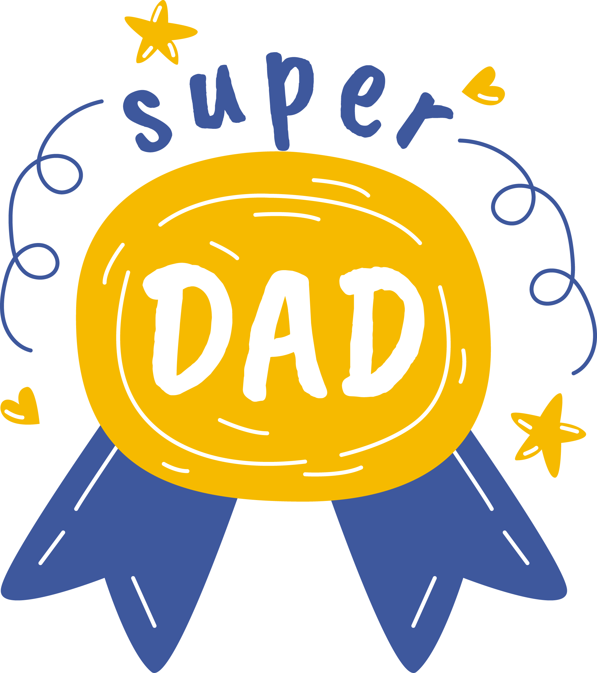 Preview for Super-dad-badge-fathers-day-sticker-7c8ff