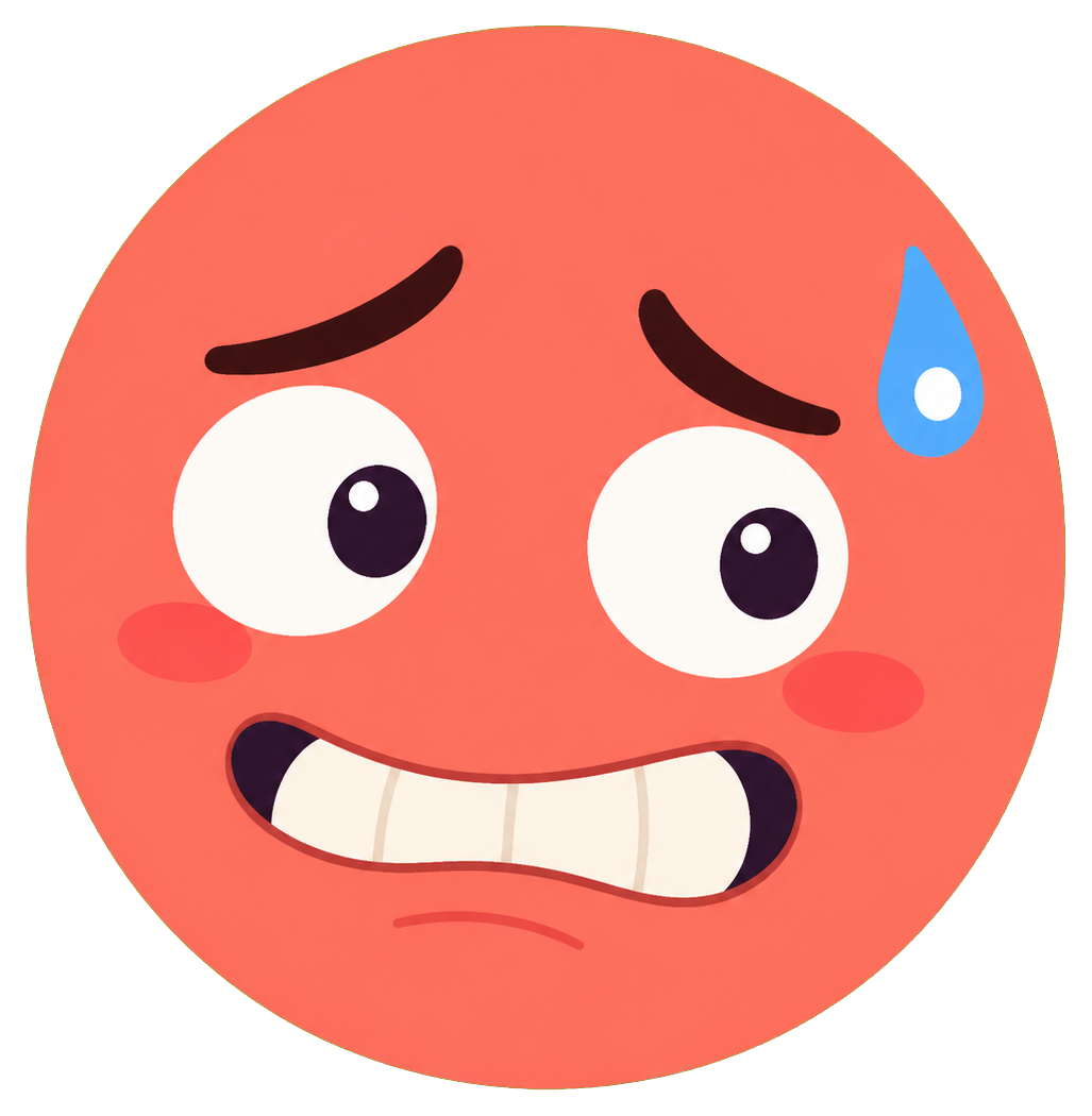 Preview for Sweating Smile Reaction Sticker