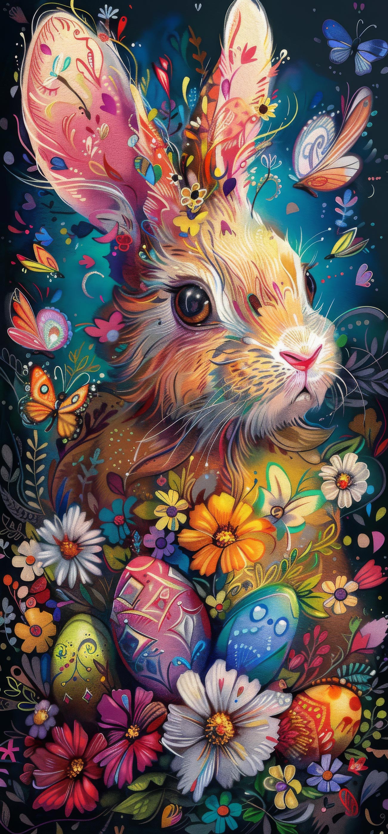 Preview for Easter-bunny-illustration-easter-phone-background-0d472