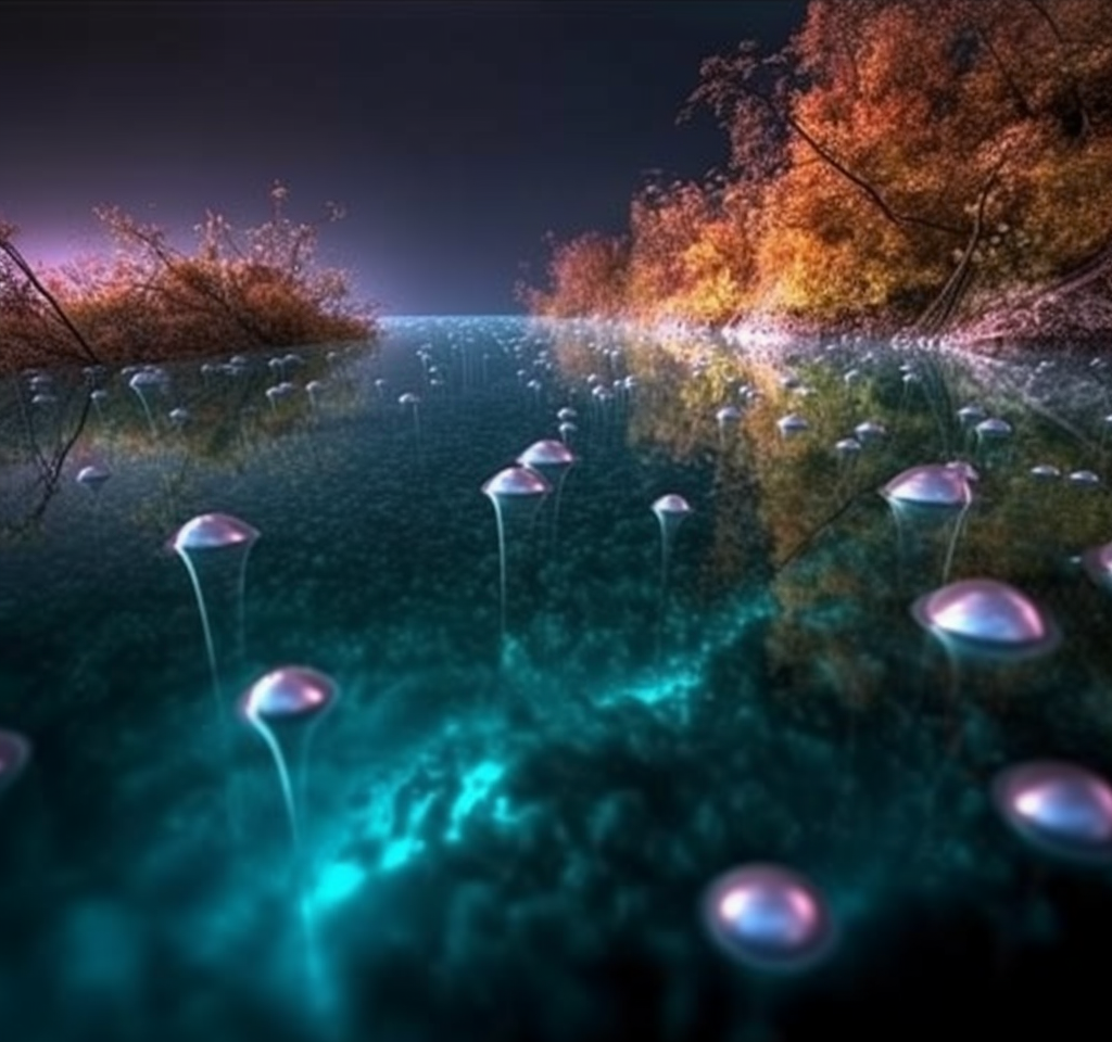 Preview for Mystical-night-lake-scene-ai-images-background-4fd2f