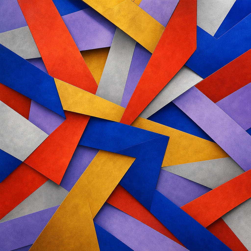 Preview for Ultramarine Vermilion Gold Woven Bands Background