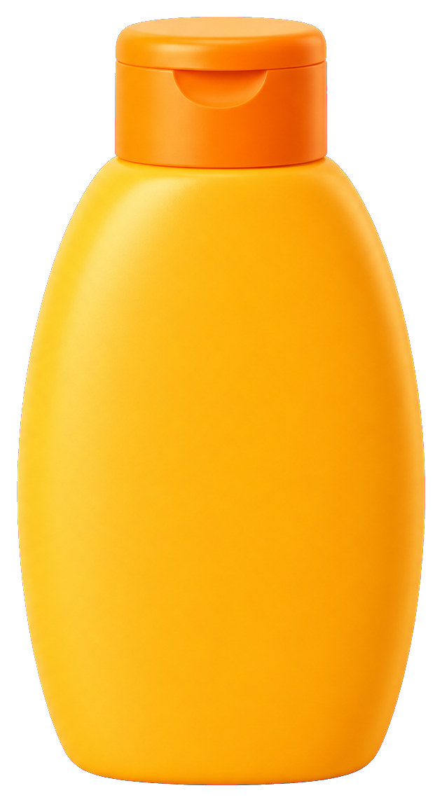Preview for Blank Sunscreen Bottle Sticker