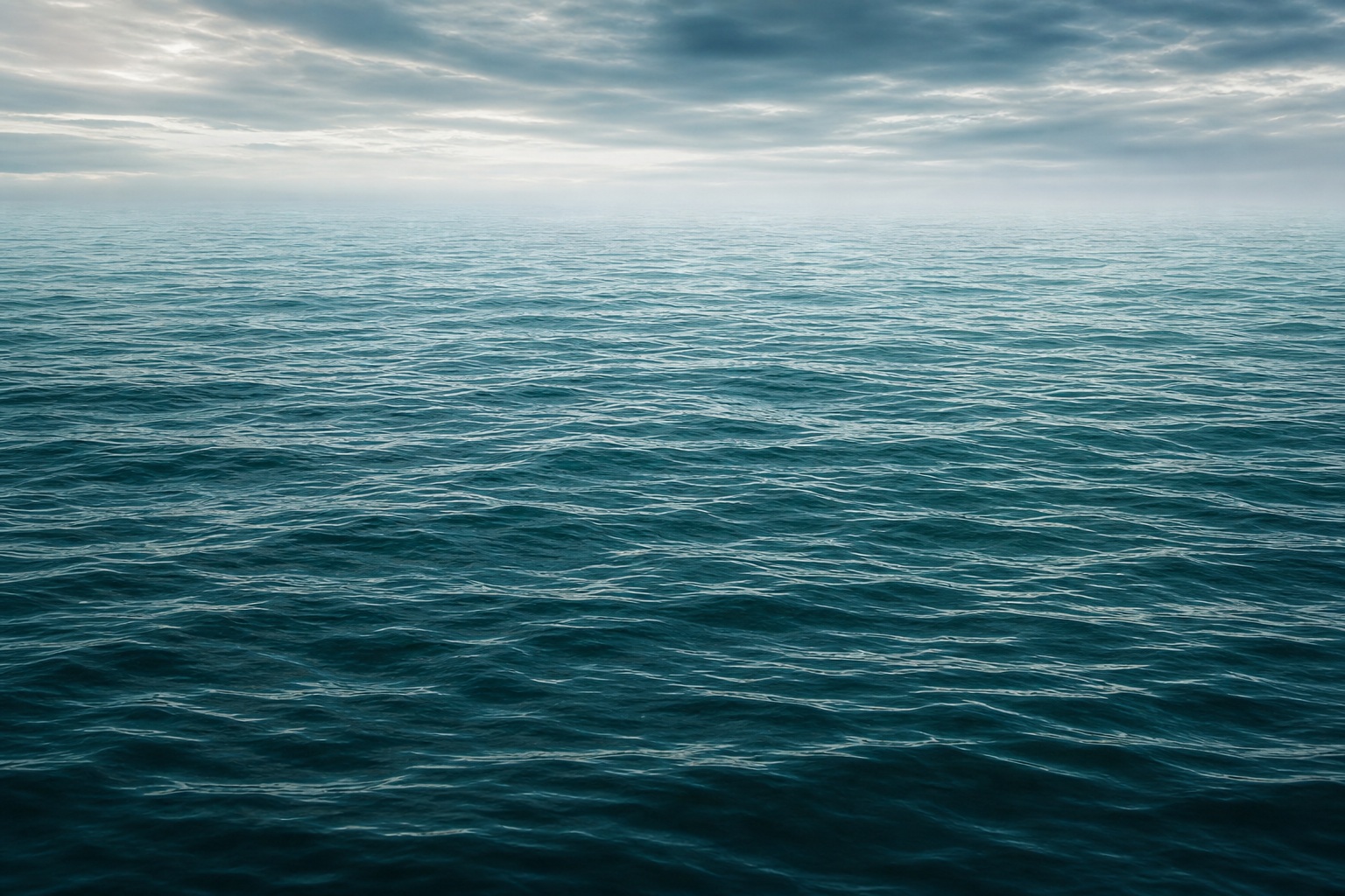 Preview for Deep Teal Ocean Horizon Background