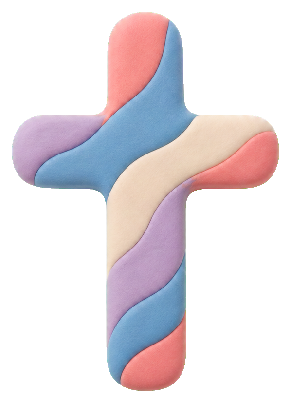Preview for Pastel Clay Cross Sticker