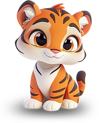 Preview for Cartoon-tiger-character-design-animal-sticker-7adff