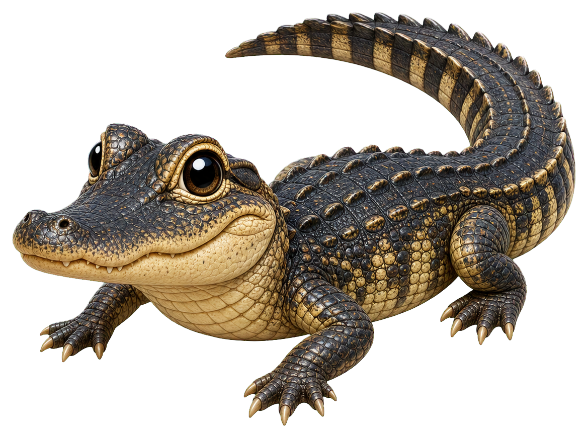 Preview for Cute Small Alligator Sticker