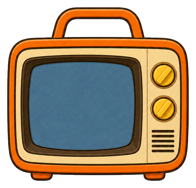 Preview for Retro Orange Tv Sticker