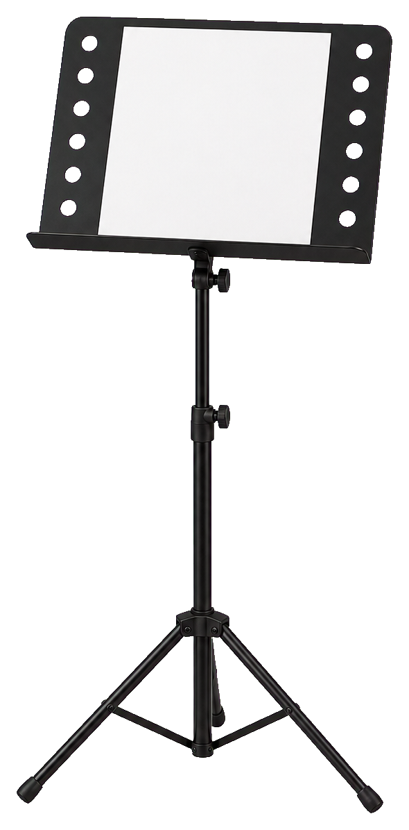Preview for Blank Music Stand Sticker Graphic