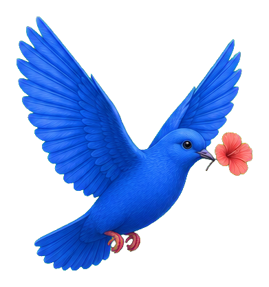 Preview for Cobalt Dove Sticker For Creative Designs