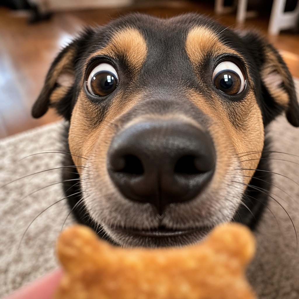 Preview for Funny Dog Close-up Stock Background