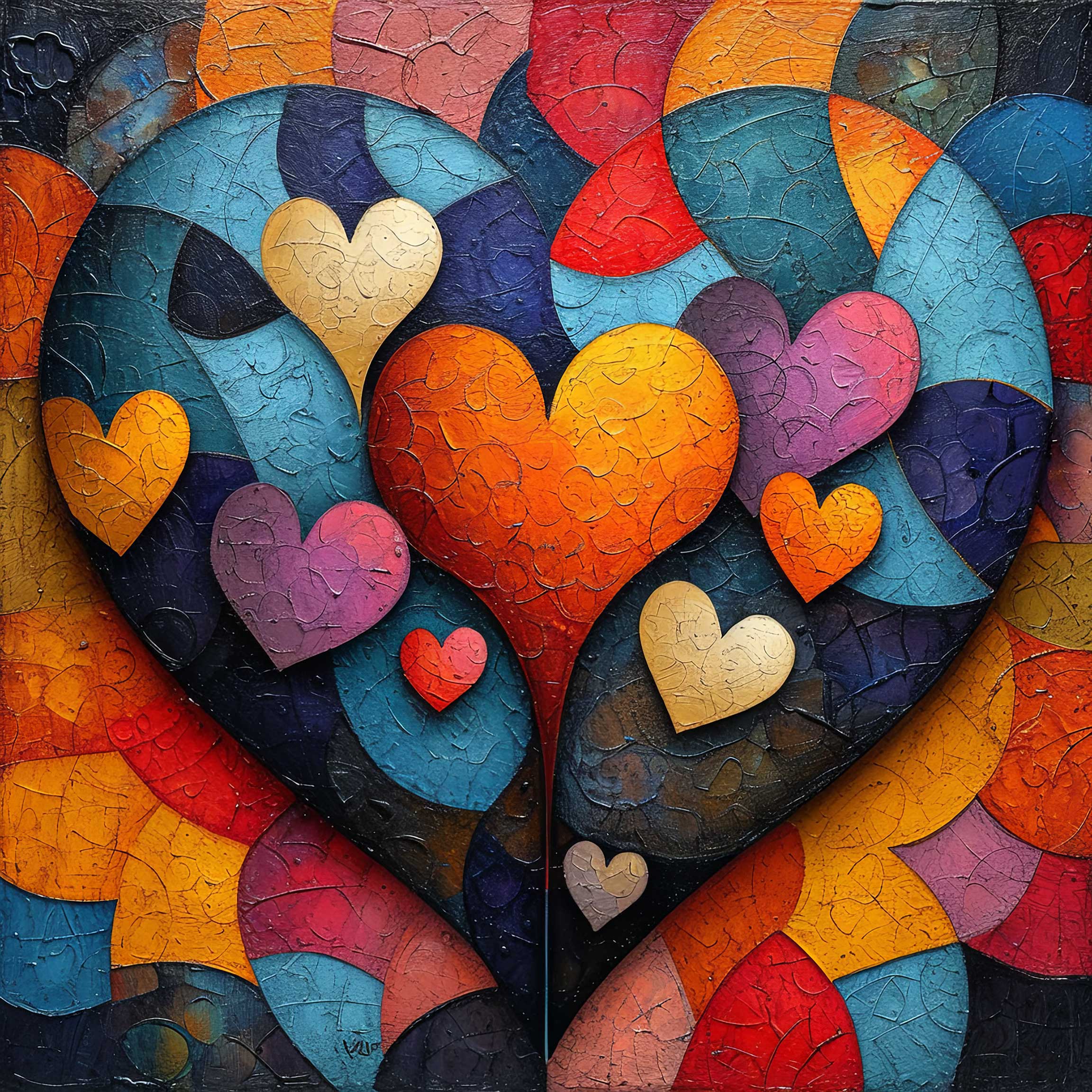 Preview for Colorful-heart-mosaic-art-love-background-673b6