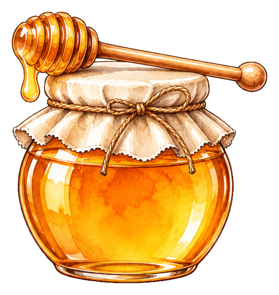 Preview for Honey Jar With Dipper