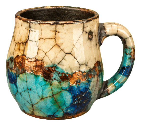 Preview for Raku Pottery Handled Mug
