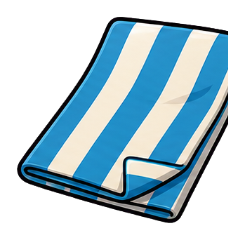 Preview for Striped Towel Sticker