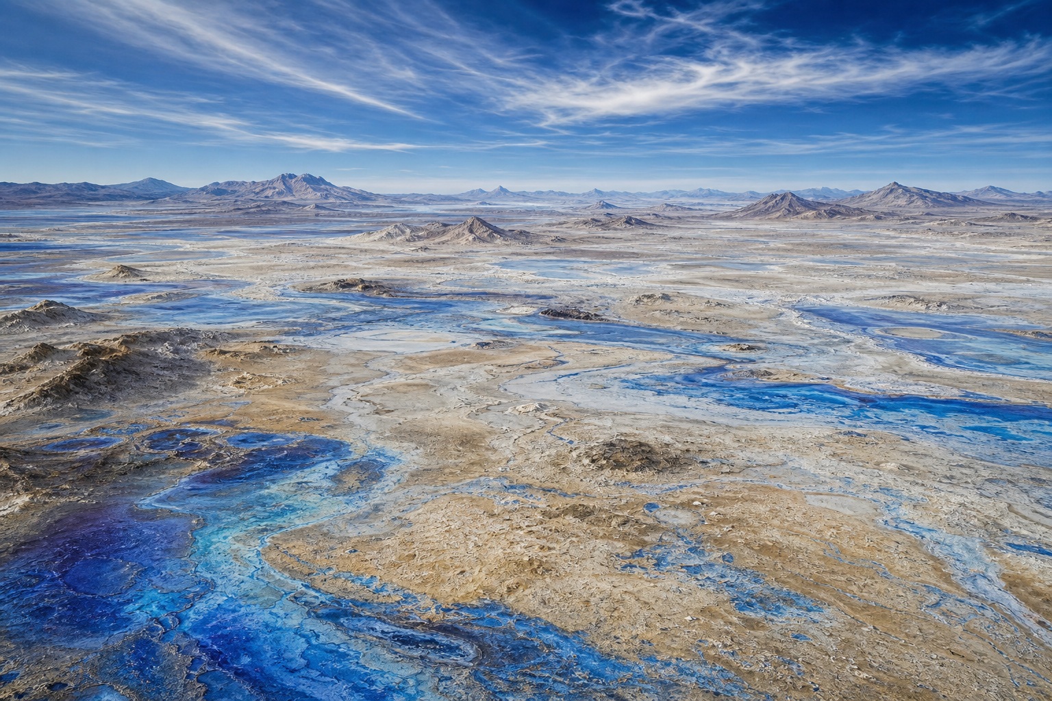Preview for Cobalt Noon Sci Fi Desert Background