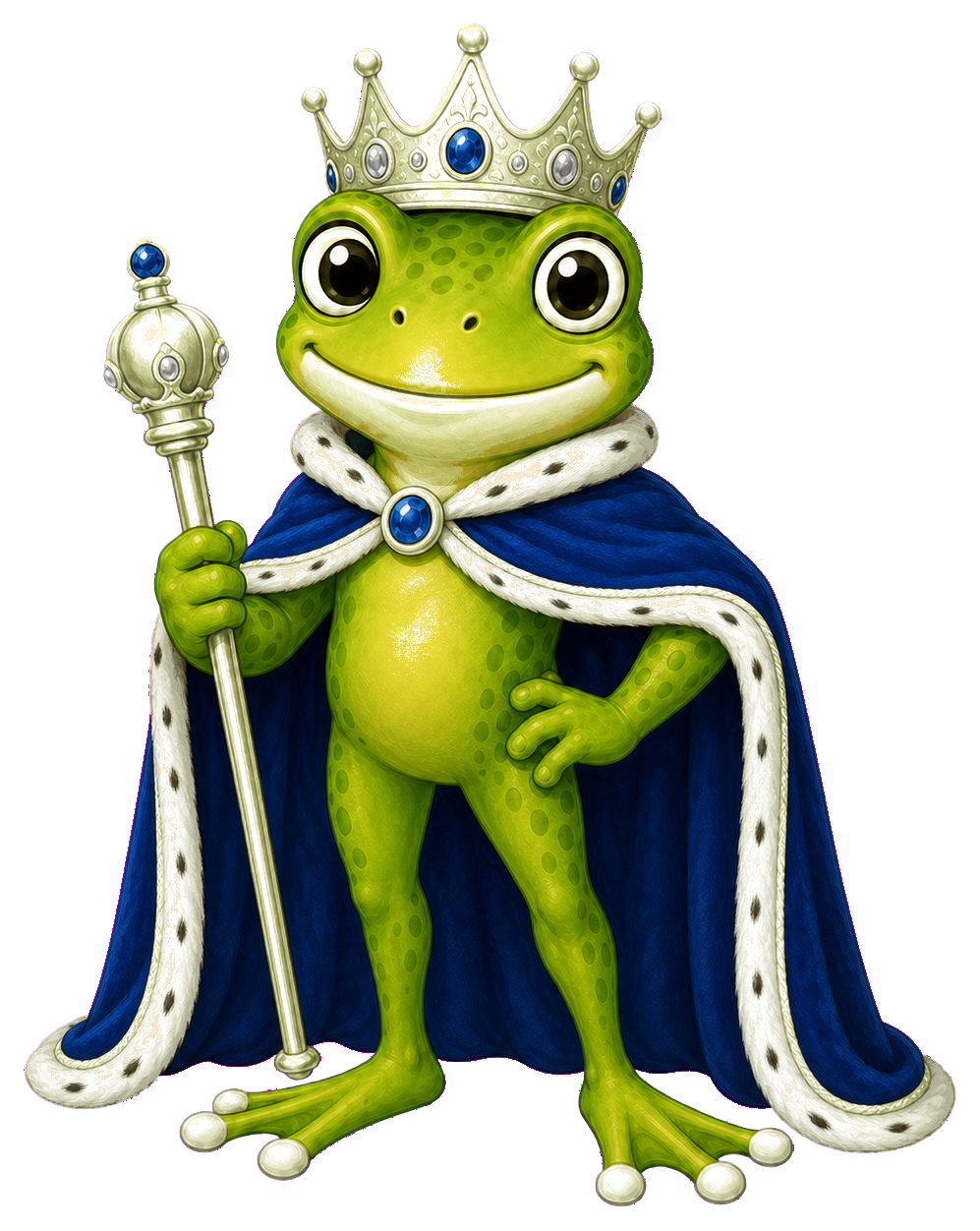 Preview for Crowned Frog Sticker Graphic