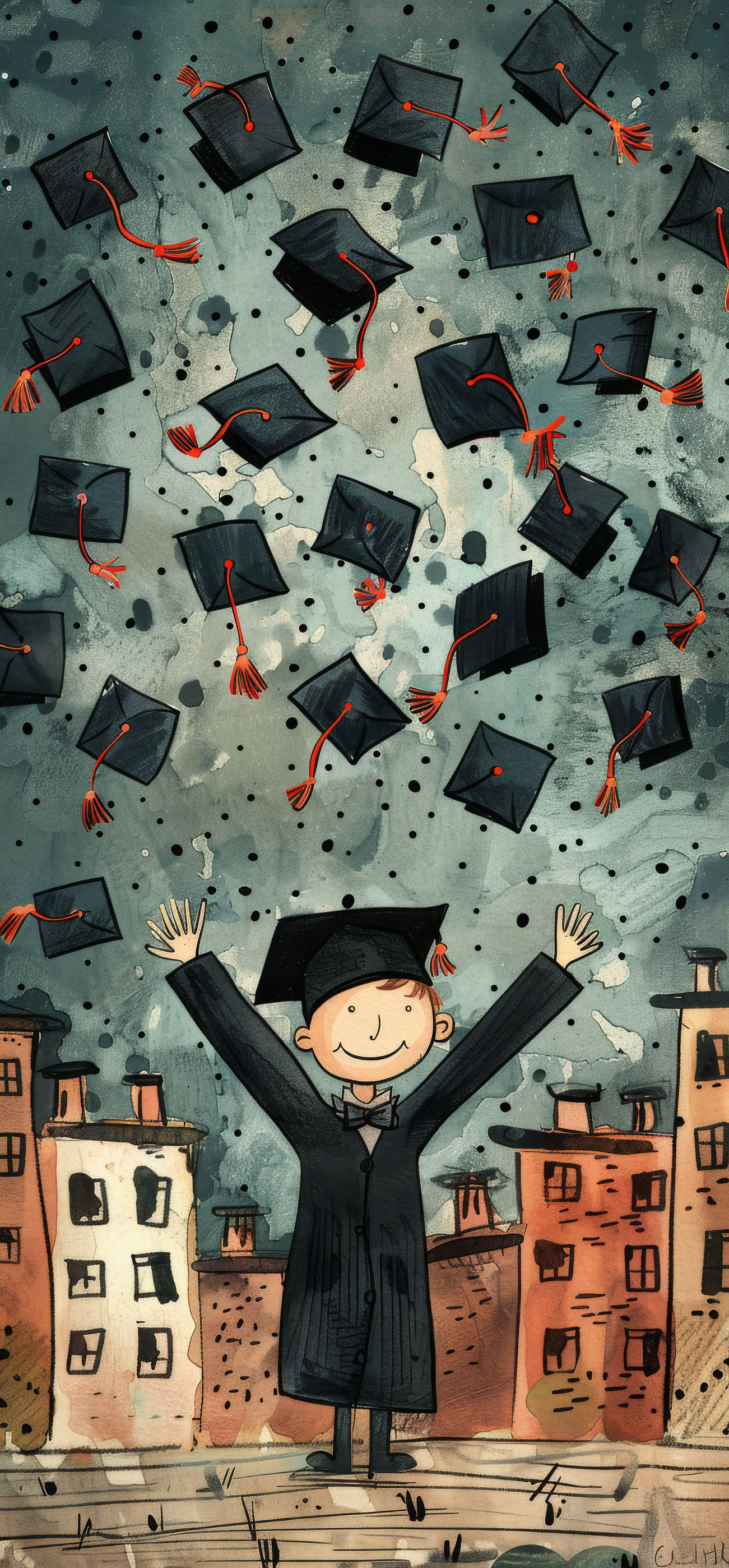 Preview for Graduation-day-celebration-graduation-phone-background-621b4