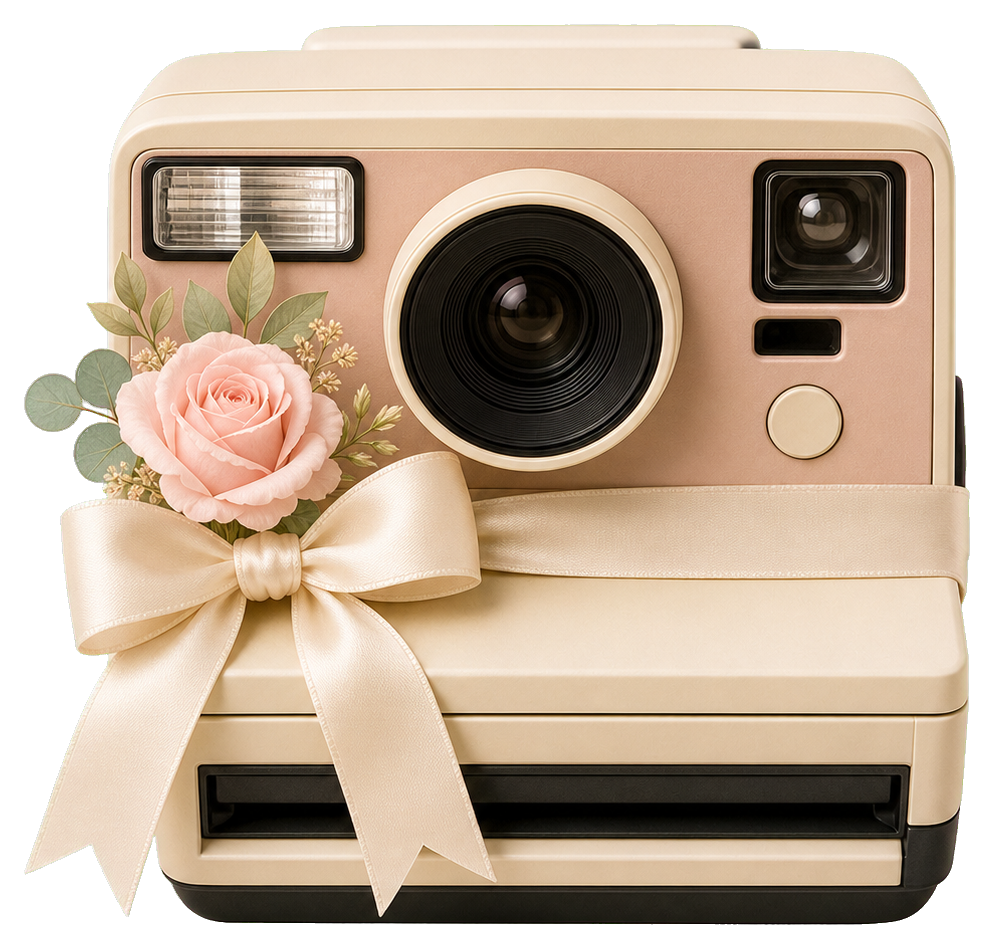 Preview for Vintage Wedding Camera Sticker