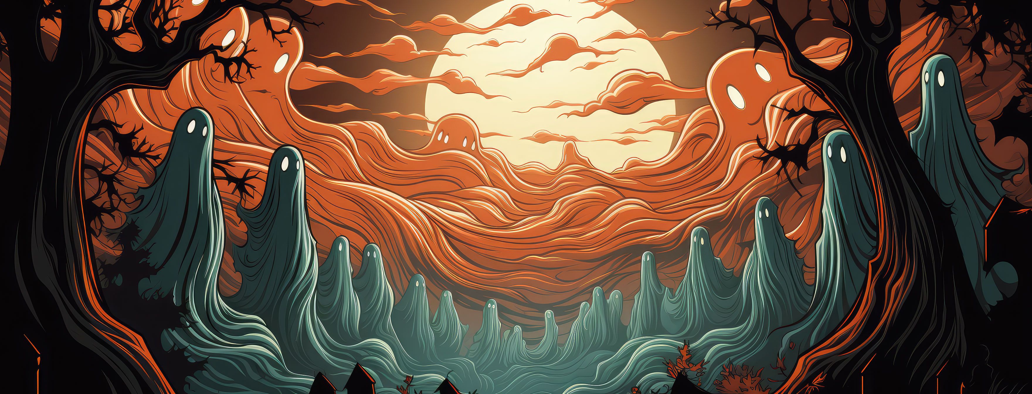 Preview for Surreal-forest-landscape-art-halloween-cover-background-caa35