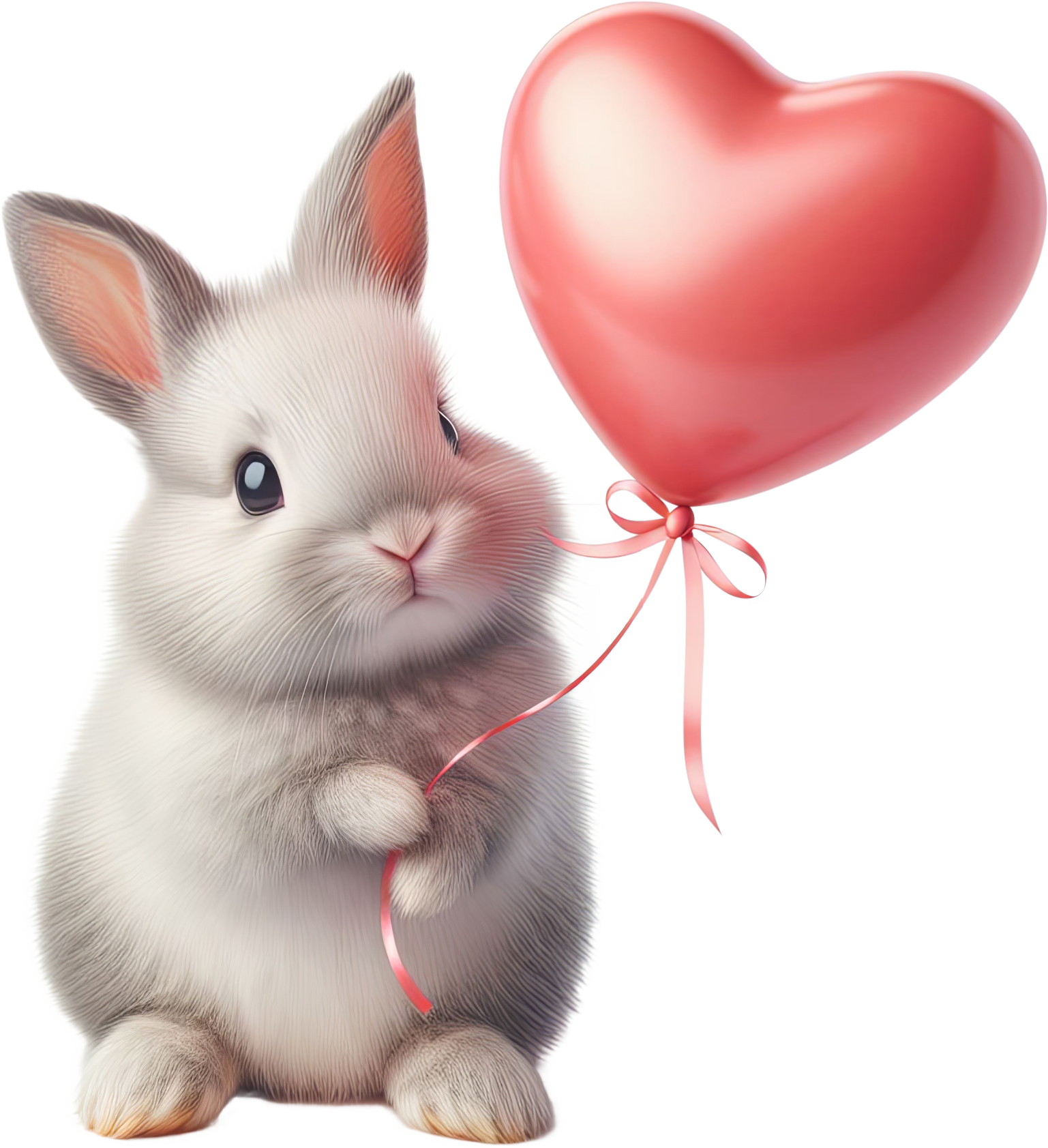 Preview for Bunny-heart-balloon-love-characters-sticker-b0535
