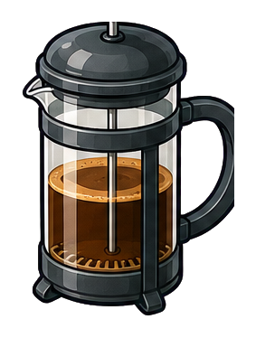Preview for French Press Sticker Graphic