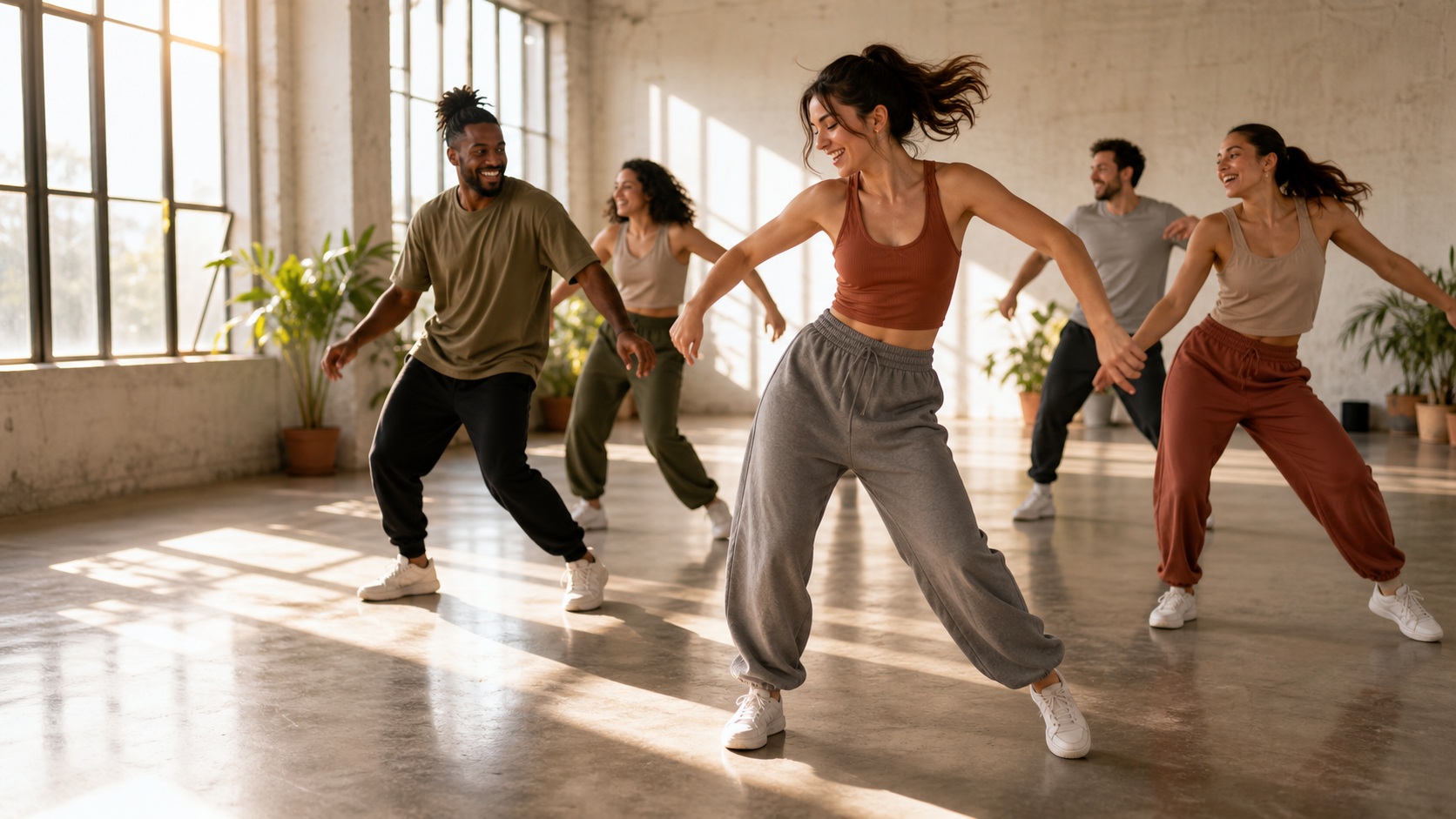 Preview for Dance Class Abstract Background Stock Image